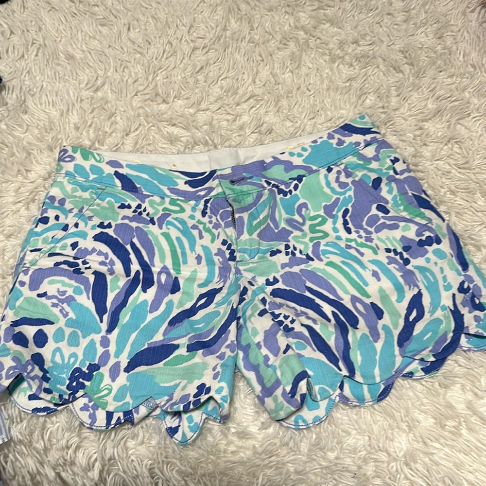 Lilly Pulitzer Buttercup shorts size 0 EUC